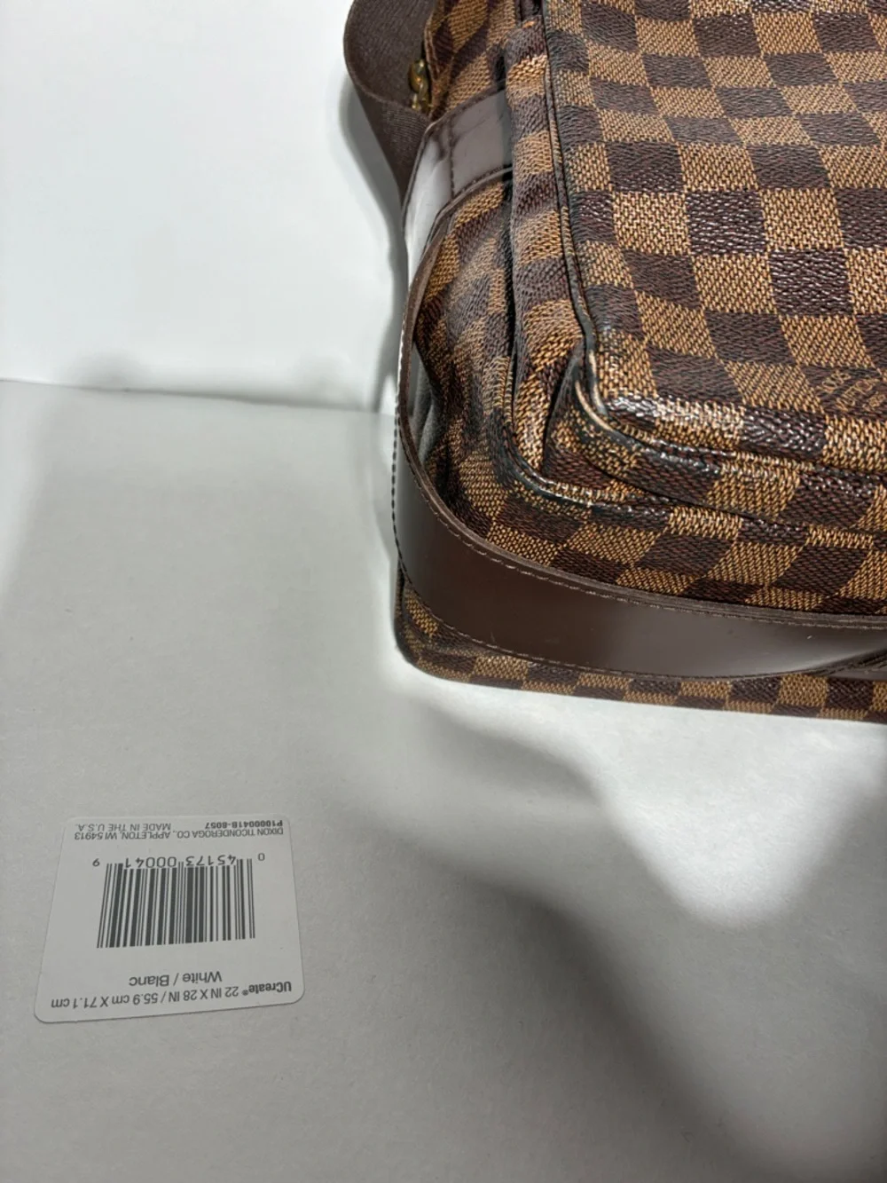 Pre -love Authentic Louis Vuitton Damier Ebene Naviglio Crossbody Bag